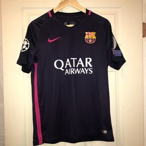 2016-2017 Season Men’s Nike Jersey (Messi)
